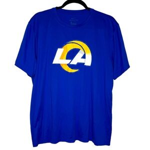 Nike NFL Los Angeles Rams Primary Colour Logo T-Shirt - Mens Size XL